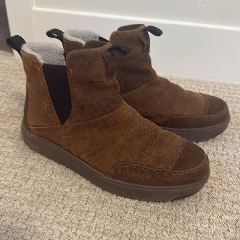 Mens Stio “Colter” Brown Winter, Slip On Boot, US Size 8.5